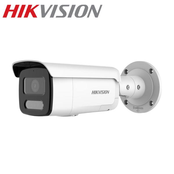 【提携倉庫】[HIKVISION] [IP-2M] AI IP夜間フルカラーカメラ/DS-2CD2T26G2-ISU/SL/逆光,露出,ハイライト補正/人や車両検知/夜間60M/侵入検知ライト+警告アラーム/H.265+/PoE