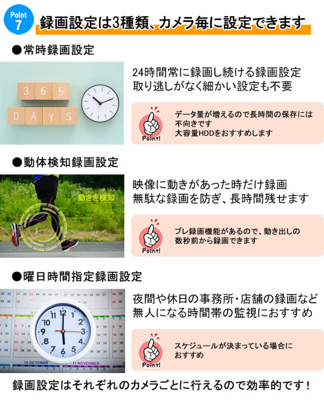 防犯カメラ 屋内屋外 243万画素 IP低価格 1〜4台セット