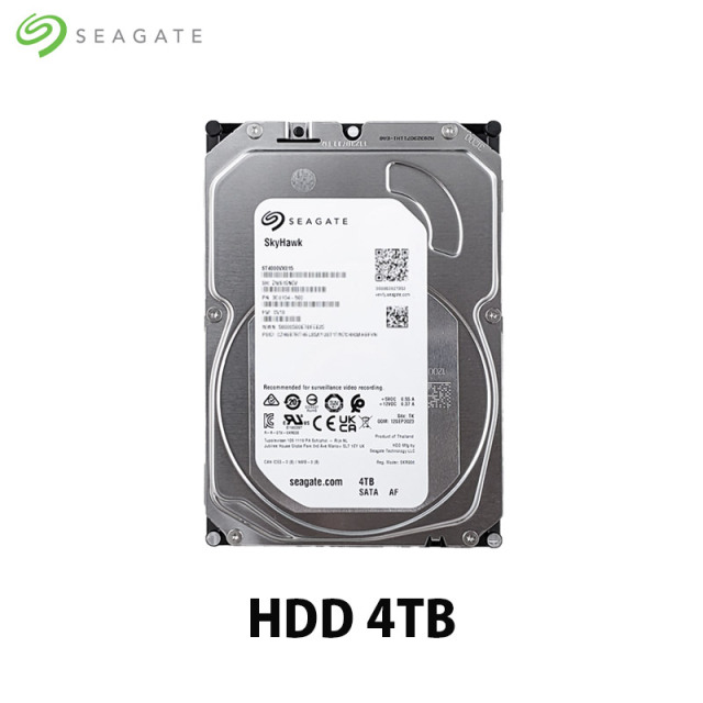 Seagate SkyHawk HDD 4TB SATA 6Gb/s 最大連続データ転送速度180MB/s キャッシュ 64MB ST4000VX015 バルク製