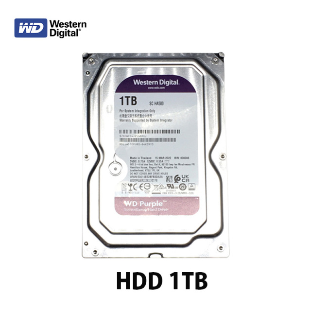 Western Digital HDD 1TB SATA 6Gb/s 5400 rpm スタンダードモデル キャッシュ 64MB WD Purple WD10PURX バルク製