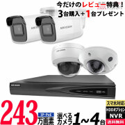 カメラ1～4台セット