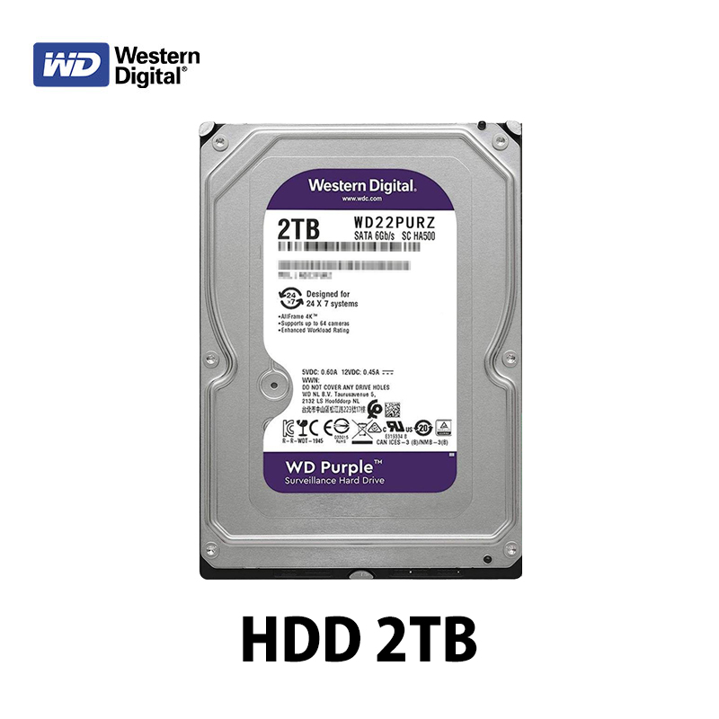 Disco Rigido Western Digital WD22PURZ Da 3,5 2Tb SATA - 4