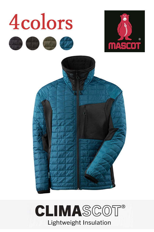 17115MASCOTミドルレイヤー中綿入り軽量防寒ジャケット