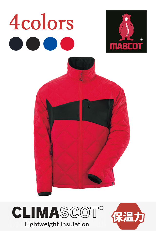 MASCOT高級中綿を使用した軽量防寒キルトジャケット18015