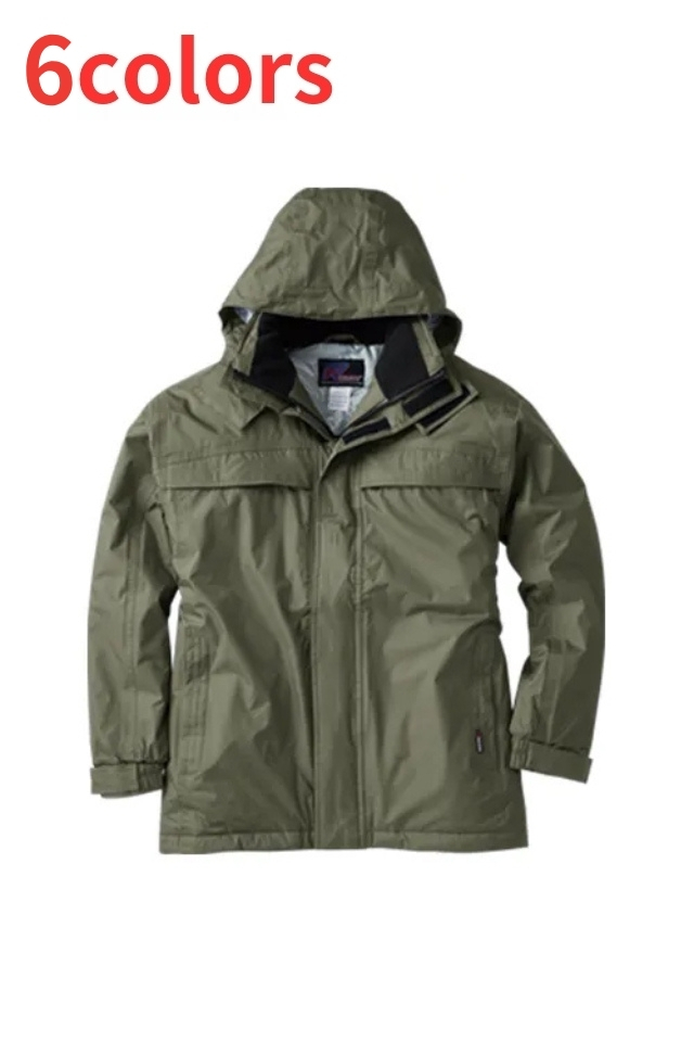 軽量の裏地アルミメッシュキルト防水仕様防寒コート2806