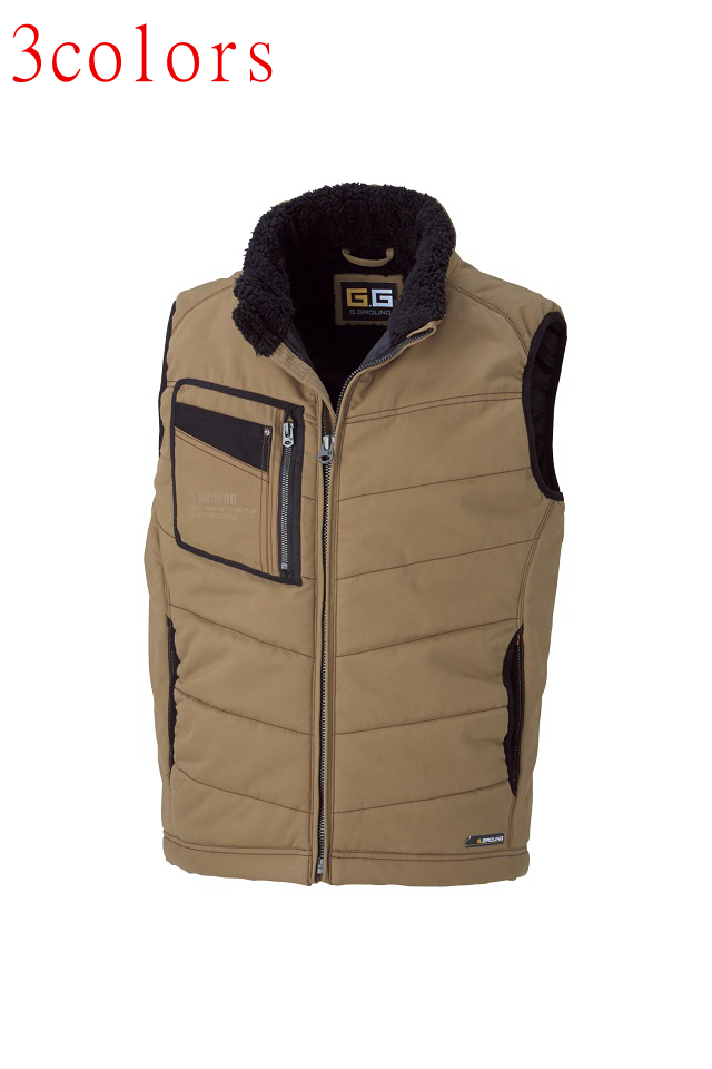 綿100％防寒ベスト