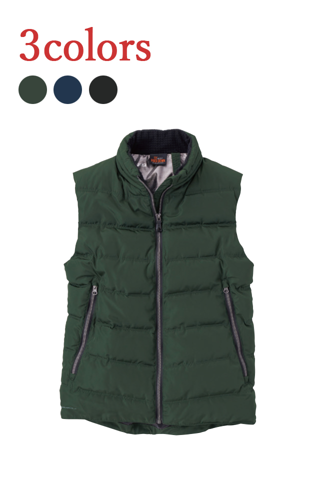 R-195EVENRIVERファイバーダウンヒートベスト