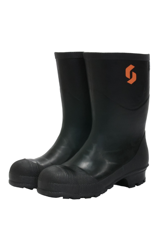 ハト印の底冷えを防ぐ安全防寒フェルト長靴AC032