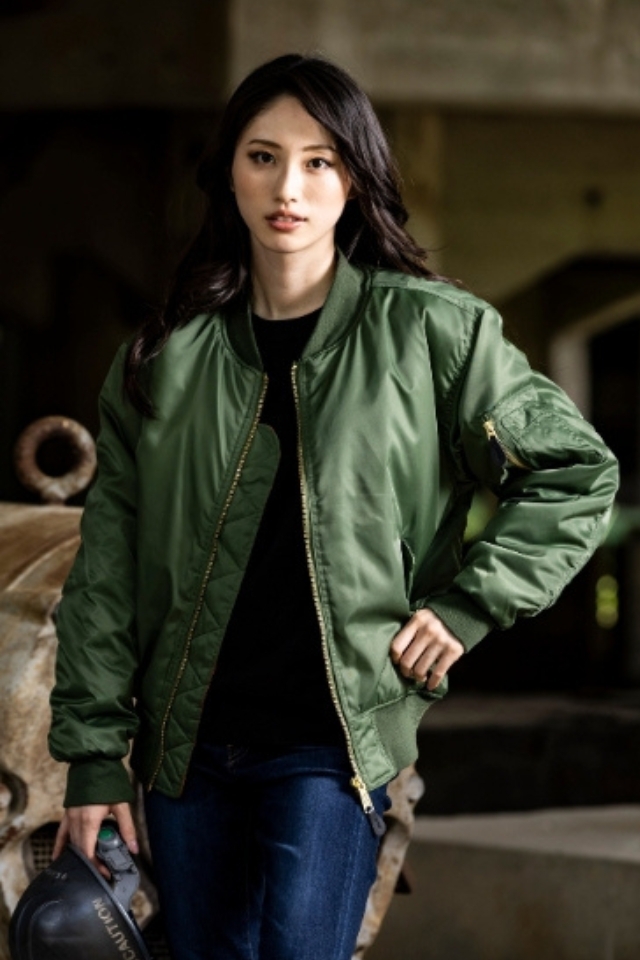 MA-1タイプジャケットAZ-10702｜アイトス TULTEX 防風・軽量・動き