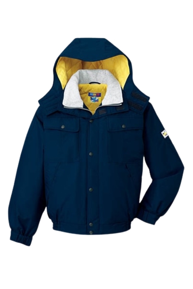 防風防水 雨や雪や風、悪天候に耐えるメンズ防寒ブルゾン自重堂28060