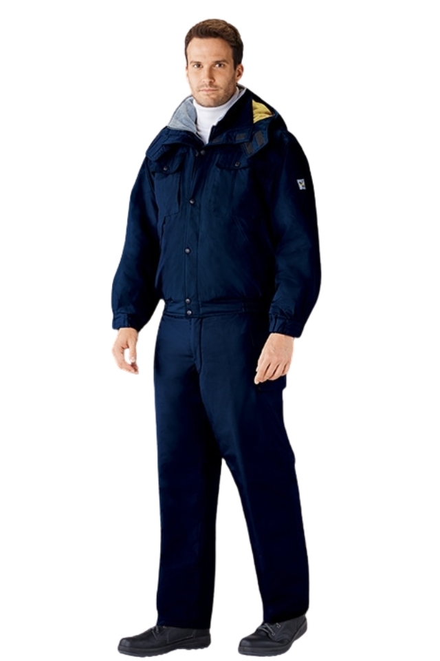 防風防水 雨や雪や風、悪天候に耐えるメンズ防寒ブルゾン自重堂28060