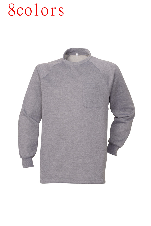 裏起毛防寒ポケットつきハイネックシャツ350-15防寒服プロ