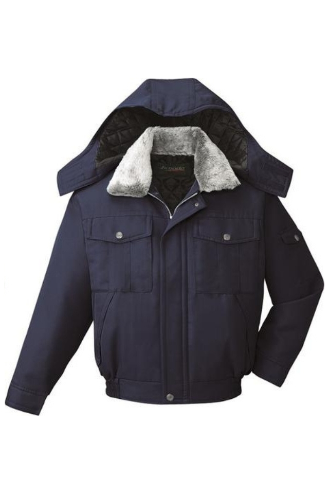 帯電防止撥水加工のエコマーク認定作業用防寒ブルゾン48270【自重堂】