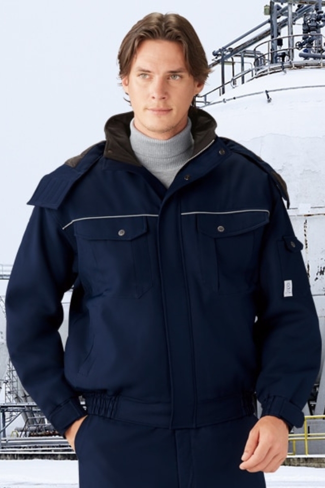 自重堂 制服百科】帯電防止 防寒ブルゾン 48410｜JIS T8118適合・撥水