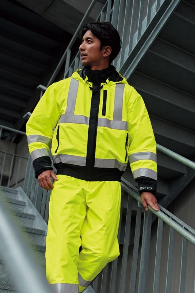 ゴアテックス防水防寒ブルゾン高視認性ASAHICHO51037 | 防寒服プロ