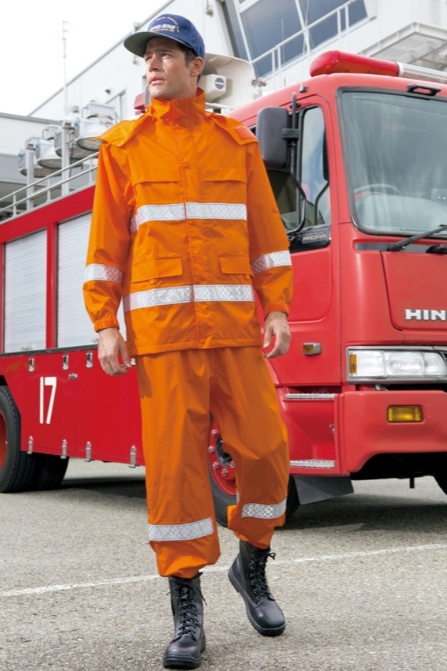 雨様 女性用【DIAPLEX雨合羽】アイトス防水・透湿・低結露素材の