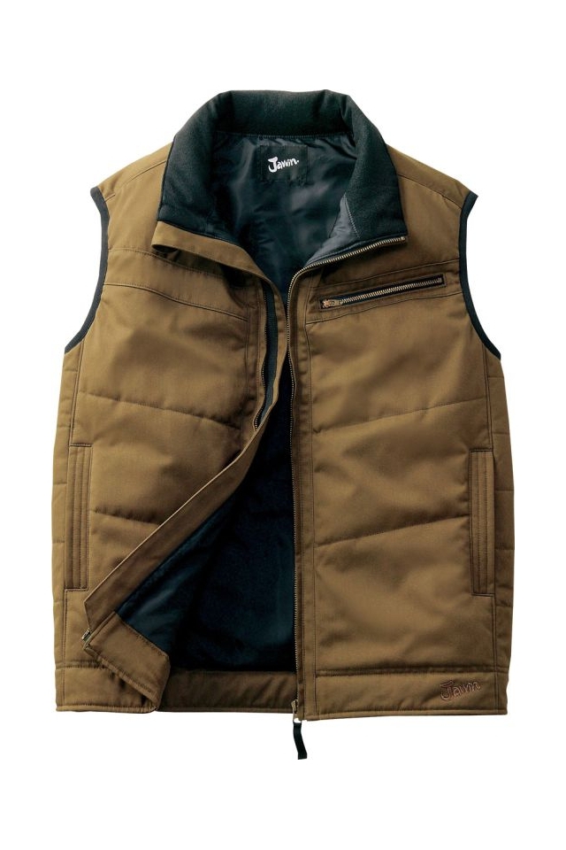 yenn ベスト 自重堂Jawin防寒ベスト58140｜機能綿入りで暖かく動きやすい冬用ワーク