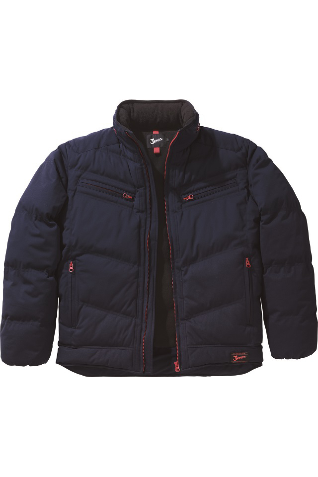 Jawin 58400】ストレッチ軽量防寒ジャンパー｜マット質感・フリース