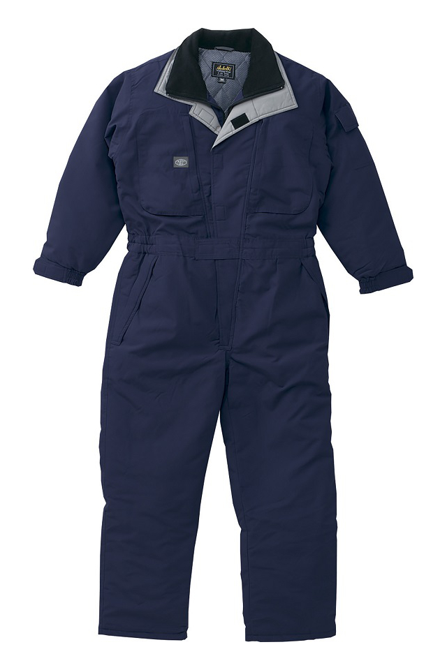 防寒つづき服ネイビーブルー