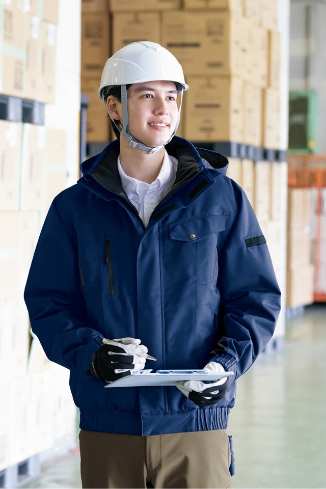 光電子×BRING機能綿の防水防寒着 アイトス男女兼用防水防寒ブルゾンAZ