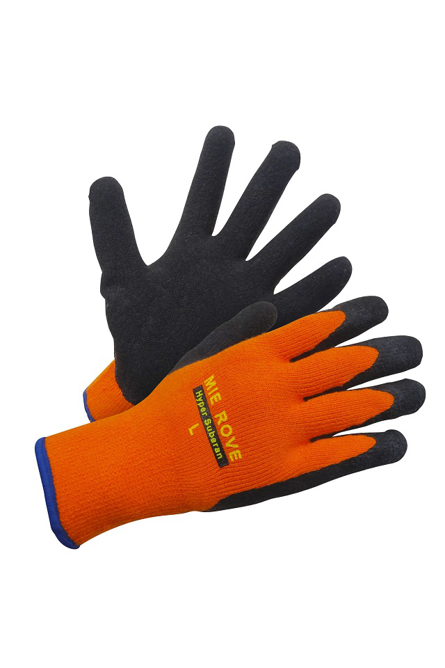 防寒作業用ゴム手袋