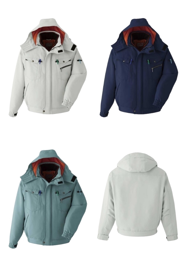 保温力の優れた作業用防寒ブルゾンE76000【BIGサイズ】旭蝶繊維