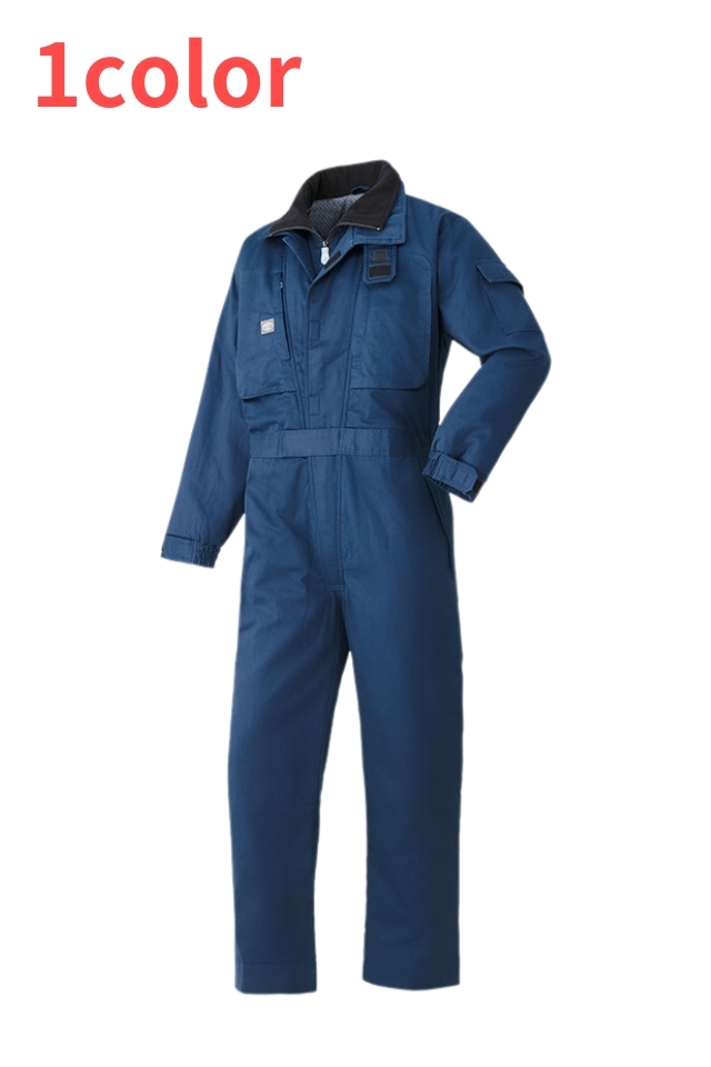 綿防寒ツナギ790裏地は特殊アルミキルトで暖かい