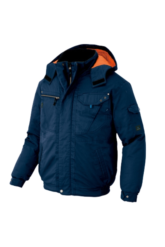 綿100％ 男女兼用防寒ブルゾン AZ-8571｜裏フリース仕様・軽量で暖かい