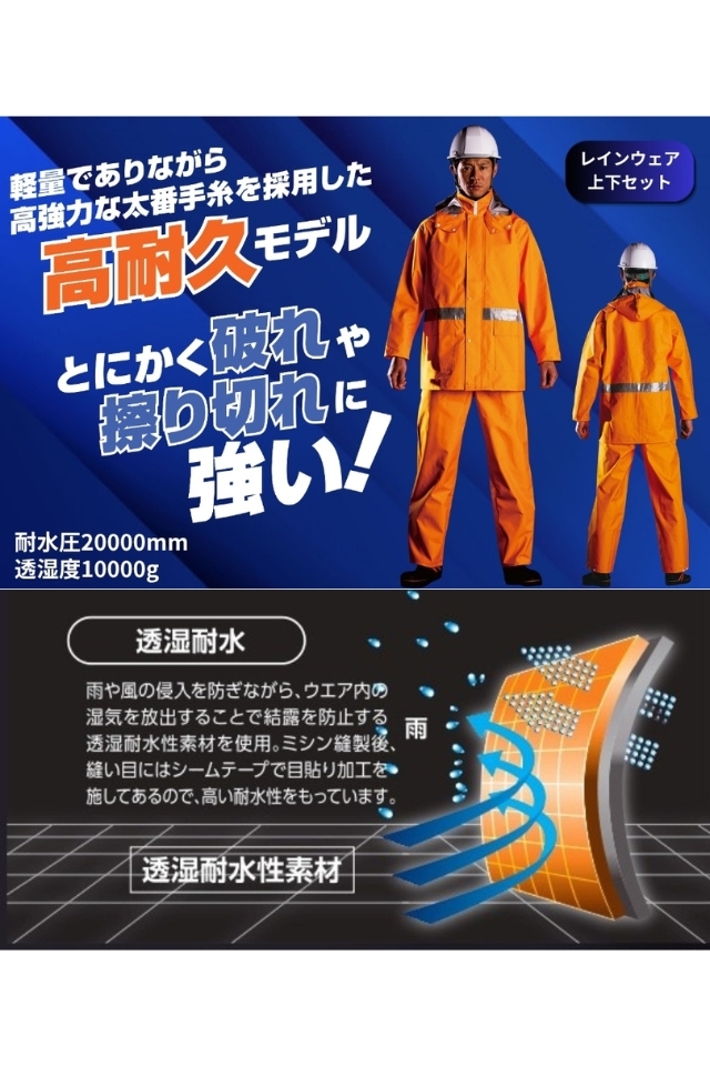 ダナレスレインスーツ8950