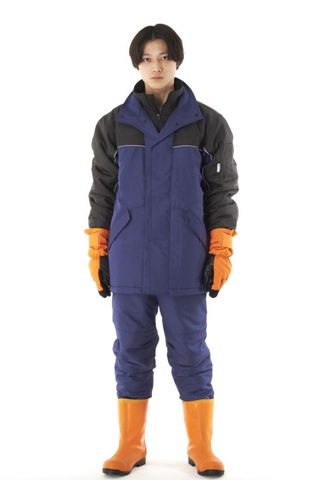 冷凍庫防寒着－40℃対応冷凍倉庫専用防寒コートBO8001【人気商品