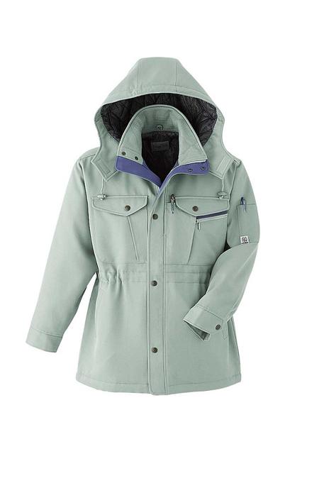 ASAHICHO エコ防寒コート E46000｜建設現場向け 二重織 撥水 帯電防止