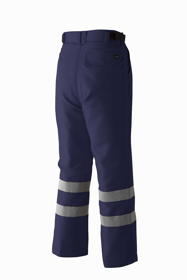 ASAHICHO】高視認性セーフティ防寒パンツ E79200｜冬の屋外作業用 防寒