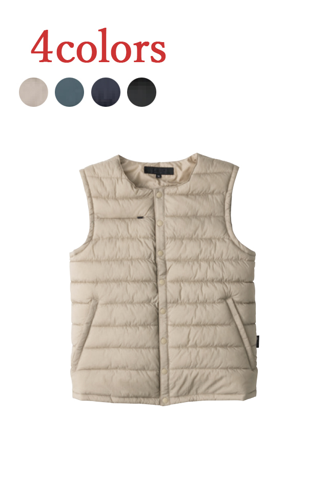 ビックボーンEBA819クールネック防寒ベスト男女兼用雷神デバイス対応