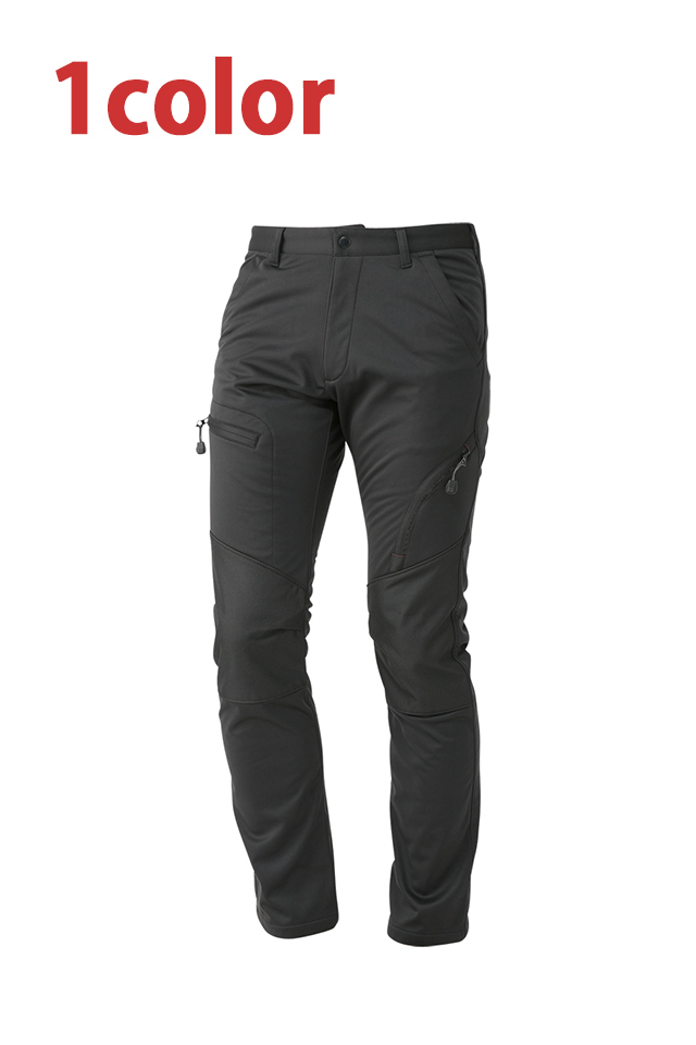 G2243フリース作業服あたたかい動きやすいストレッチパンツ