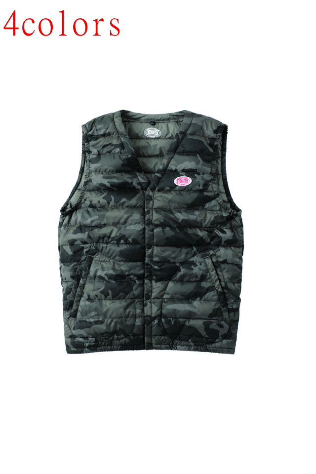 防寒ダウンベスト