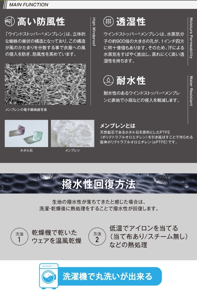 ゴアウィンドストッパー