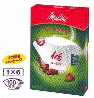 メリタ ナチュラルホワイト　1×6G　100枚入