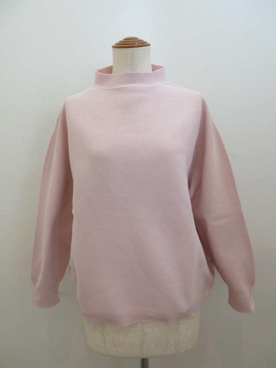 KEI Hayama PLUS(ケイハヤマプリュス) コットンストレッチ12Gホールガーメント薄手ニット：ピンク