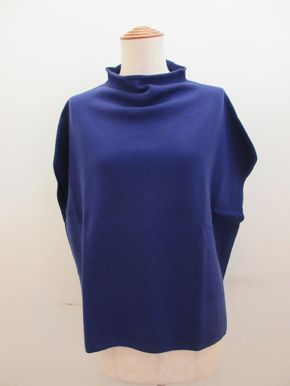 KEI Hayama PLUS(ケイハヤマプリュス) 12Gハイブリッドウールホールガーメントニットベスト：パープル