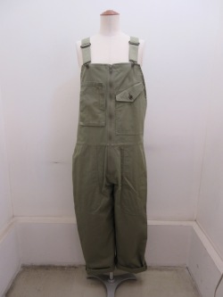 Y's YOHJI YAMAMOTO (ワイズ　ヨウジヤマモト) コットンツイル5Pオーバーオール：カーキ