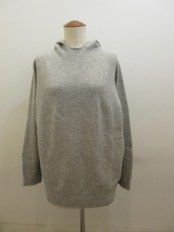 KEI Hayama PLUS(ケイハヤマプリュス) 7Gタスマニアウールホールガーメントフード付きニット:杢グレー