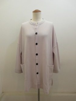 KEI Hayama PLUS(ケイハヤマプリュス) 12Gスパーメリノウールビッグカーディガン：オフホワイト