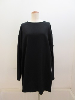 Y's YOHJI YAMAMOTO (ワイズ　ヨウジヤマモト)コットンデイペンドインレービッグTシャツ:ブラック