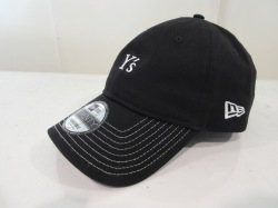Y's YOHJI YAMAMOTO (ワイズ　ヨウジヤマモト) ニューエラーとコラボY’sロゴキャップ:ブラック