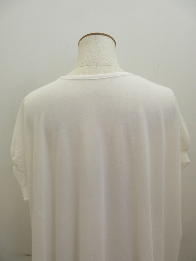最先端 Y's YOHJI YAMAMOTO (ワイズ ヨウジヤマモト) 強撚天竺裾絞り トップス