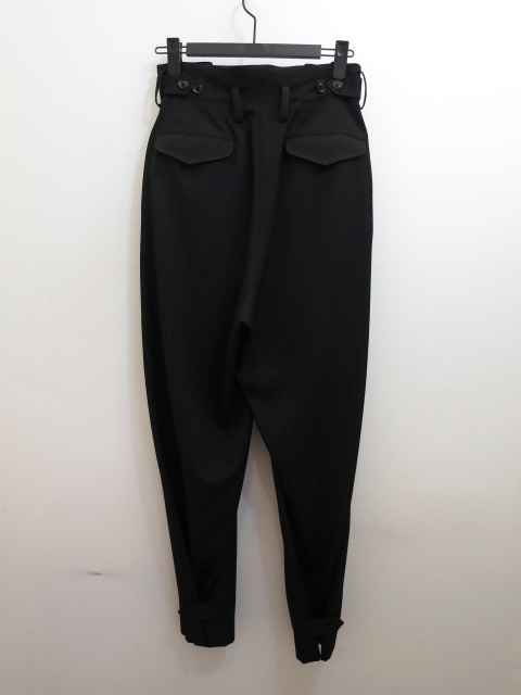 Y's YOHJI YAMAMOTO (ワイズ ヨウジヤマモト) シワギャバ2タック Y's YOHJI YAMAMOTO (ワイズ ヨウジヤマモト) シワギャバ2タック