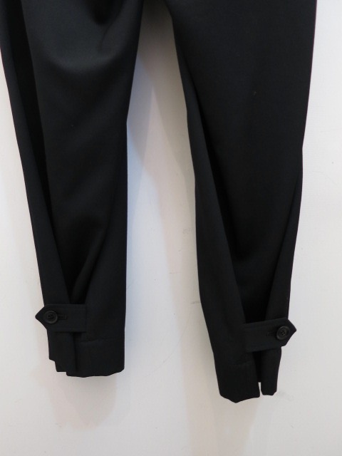 Y's YOHJI YAMAMOTO (ワイズ ヨウジヤマモト) シワギャバ2タックパンツ