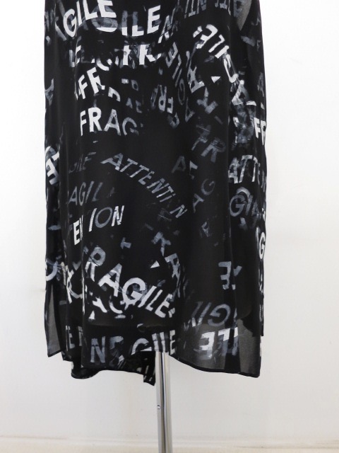 Y's YOHJI YAMAMOTO (ワイズ ヨウジヤマモト) ジョーゼットメッセージ