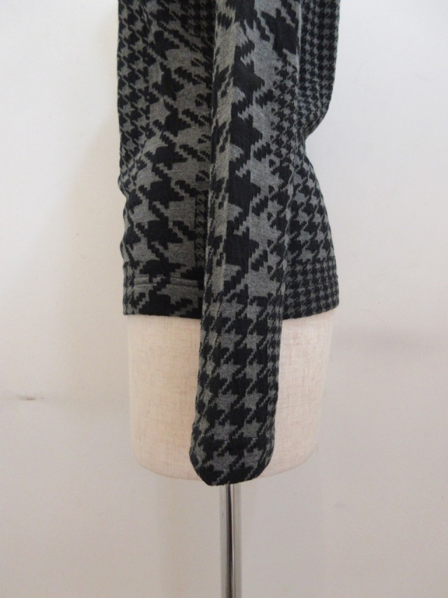 Y's YOHJI YAMAMOTO (ワイズ ヨウジヤマモト) 千鳥パッチワーク丸首