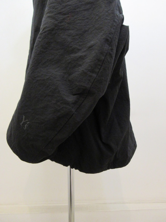 Y’s ワイズ変形ショートコート Y's YOHJI YAMAMOTO (ワイズ ヨウジヤマモト) ナイロンビンテージ